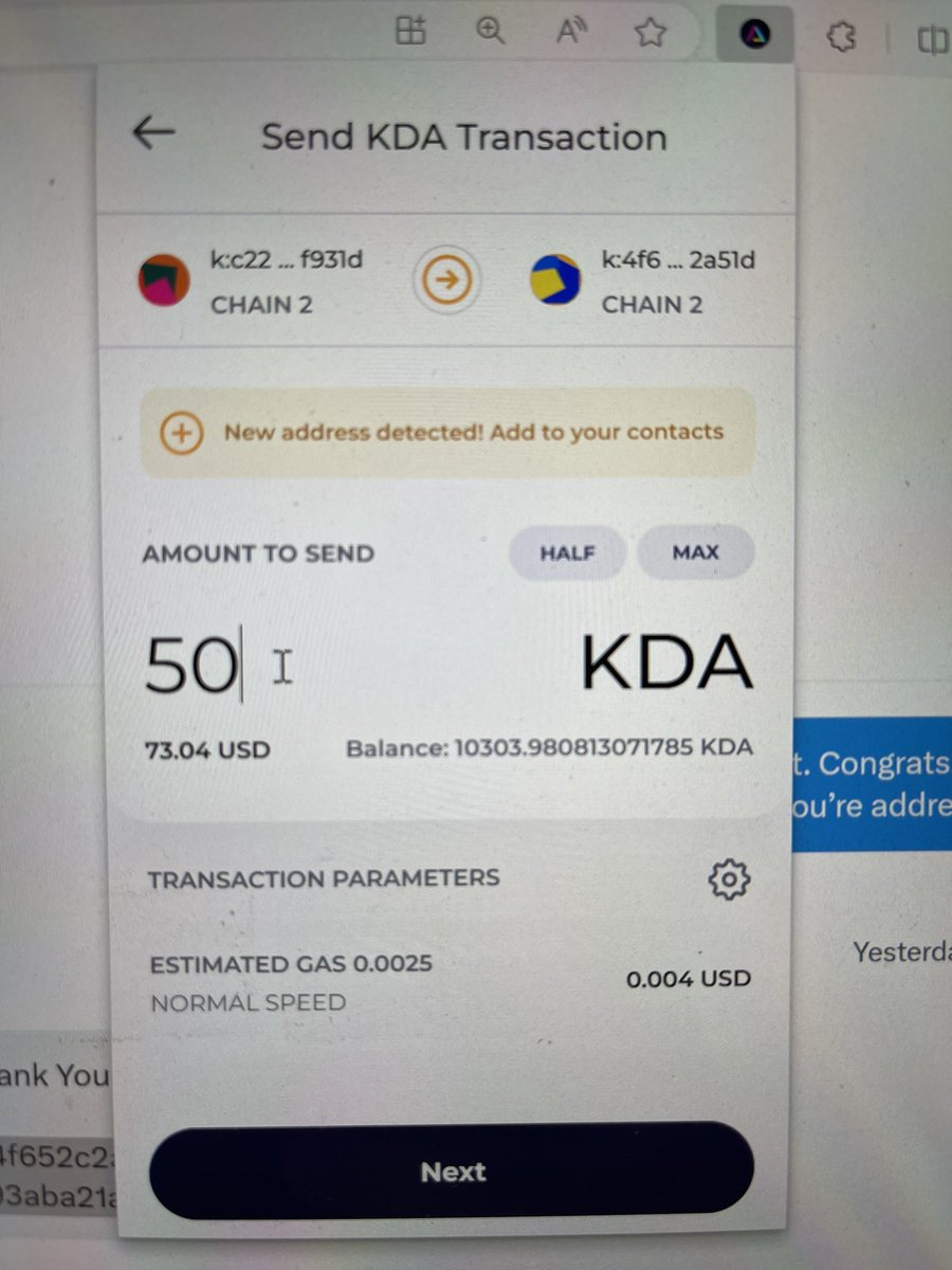 RaiSM129's tweet image. Now sending $kda rewards to winners…

Gas fee 0.004 USD

Thanks to #chainweb scaling PoW on demand, low gas fee forever. 
#newKadena