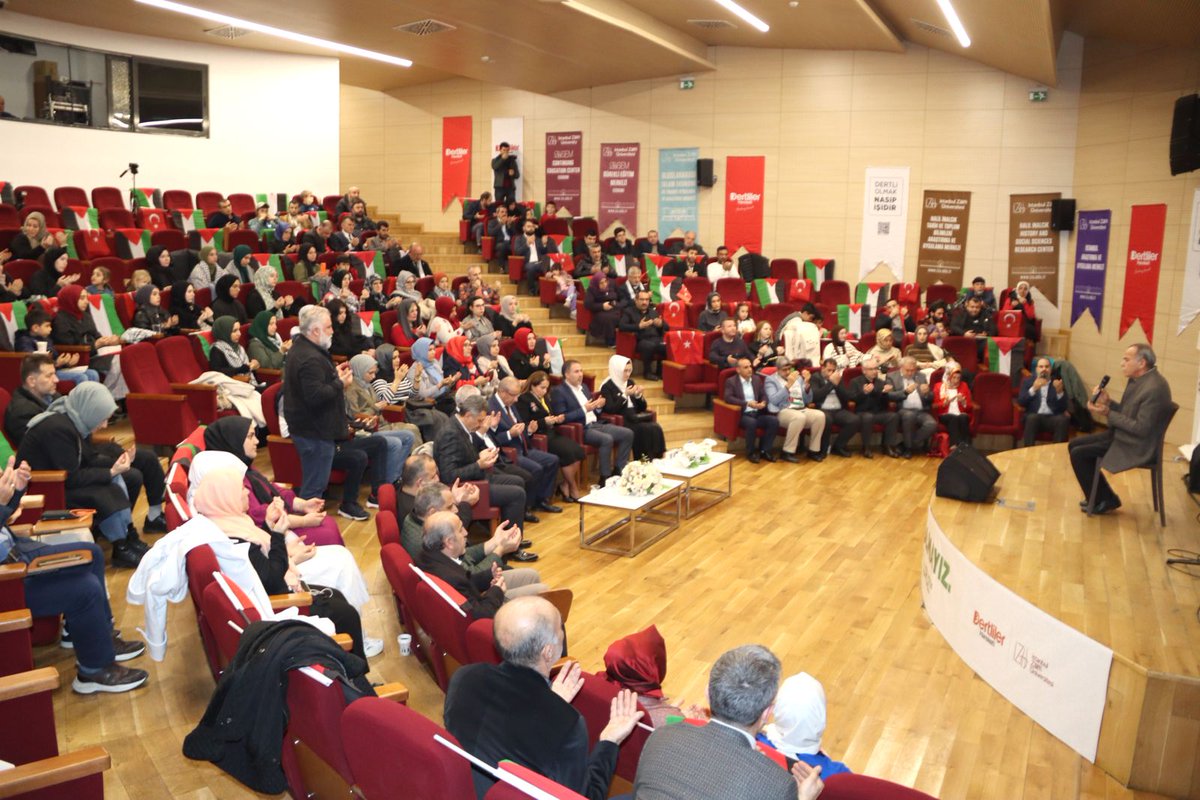 SayimMadak's tweet photo. Dertliler Hareketi Derneği (@dertliler2016) tarafından düzenlenen "Kudüs Hatipleri Eğitim Akademisi"nin kapanış törenine katılarak "insanlık adına dertli, değerlerimiz adına gayretli" kardeşlerimizle buluştuk.  

İsrail'in Gazze başta olmak üzere Filistin’in tamamında devam ettirdiği abluka, işgal ve soykırım saldırıları karşısında toplumda farkındalık ve bilinç oluşumuna katkı sunmak amacıyla İstanbul Sabahattin Zaim Üniversitesi’nin (@zaimuniv) iş birliğinde düzenlenen akademiden mezun olan hatipleri tebrik ediyorum. 

Birbirinden değerli uzmanlardan edindikleri bilgileri eyleme dönüştürerek Filistin Davasına katkı sağlayacakları mücadele sahasında kendilerine üstün muvaffakiyetler diliyorum.  

Bu anlamlı proje vesilesiyle değerli kardeşim Selman Enes Yücel (@slmnycl) ile Üniversite Rektörümüz Prof. Dr. Ahmet Cevat Acar (@ACAcar10) Bey'i tebrik ediyorum. 

#Derdimizİnsanlık #DerdimizDeğerlerimiz