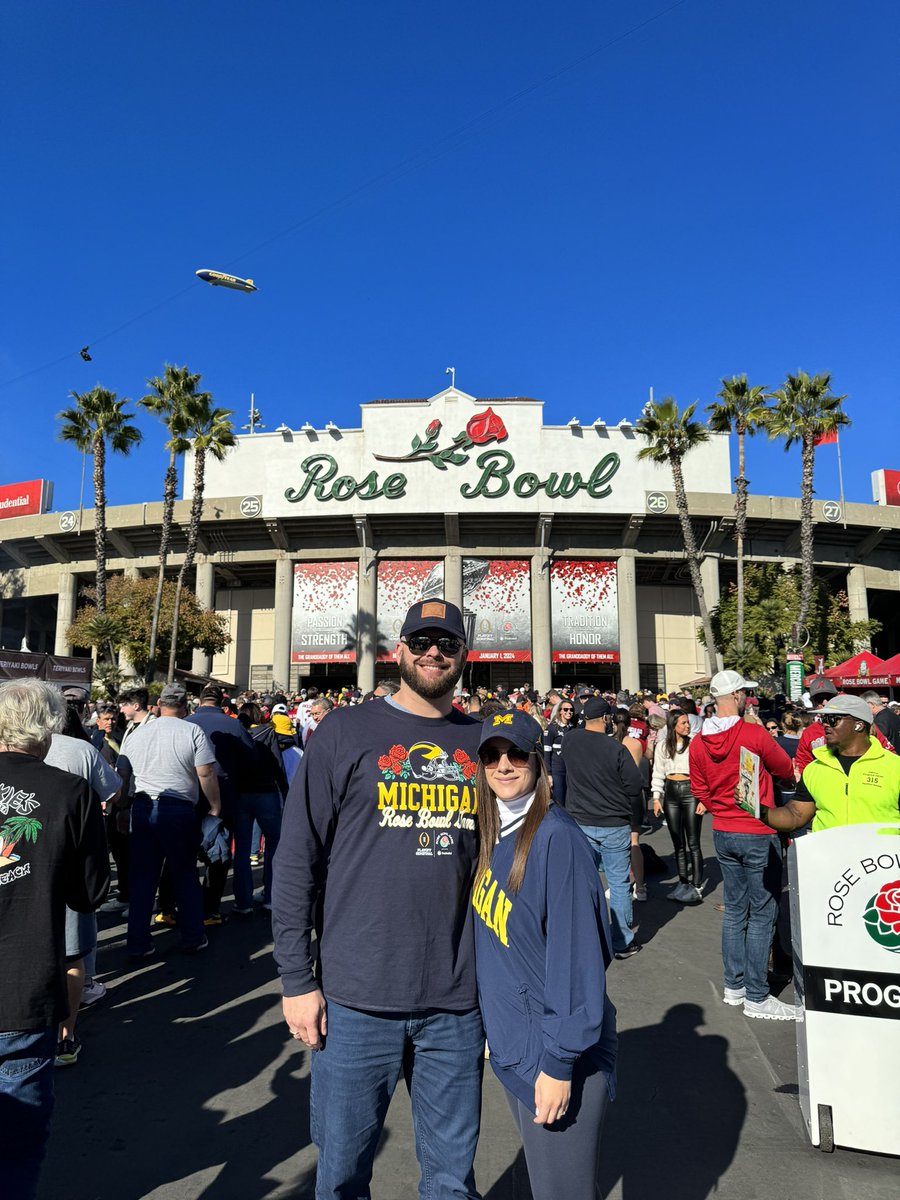Post Rose Bowl podcast with <a href="/anthonytbroome/">Anthony Broome</a> coming soon. Delayed on account I had to smell these roses in person. On to the NATTY - GO BLUE!!