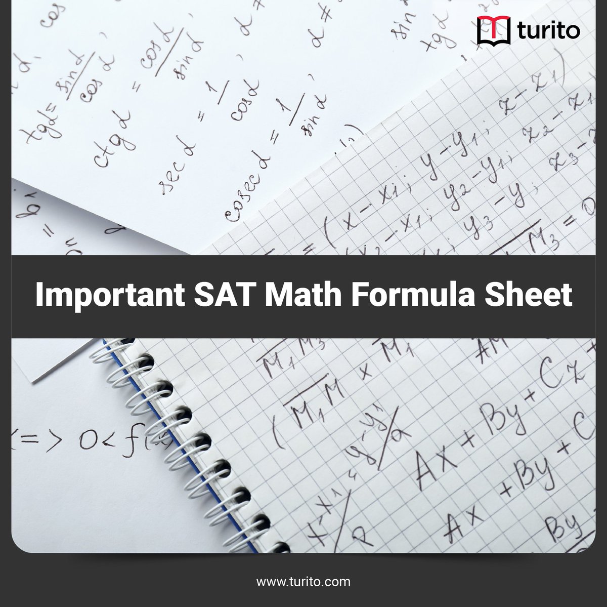 turitousa's tweet image. 🚀 Elevate your SAT Math game! 📊 Dive into our latest blog for a comprehensive SAT Math Formula Sheet that&apos;s your key to acing the test. 🌐✨ Visit turito.me/3GZqWuR for the ultimate guide to mastering math concepts. 📝🔢

#turito #SATPrep #MathFormulas #sattestprep #sat