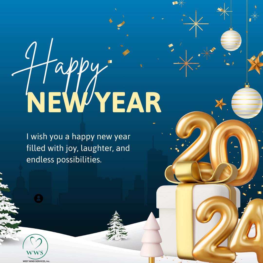 Wishing you a happy, healthy, and prosperous New Year! Let's make 2024 a year of shared successes, love, peace, laughter, and meaningful connections.

Thank you for being an essential part of our community.