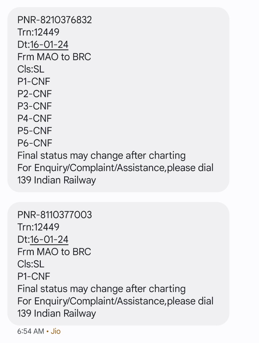 umeshjavir's tweet image. Hey @RailMinIndia, my train got canceled, but I haven&apos;t received any refund yet. What should I do to ensure a full refund? #IndianRailways #RefundHelp @RailwaySeva @IRCTCofficial @RailMinIndia @RailMadad @WesternRly @KonkanRailway #irctc