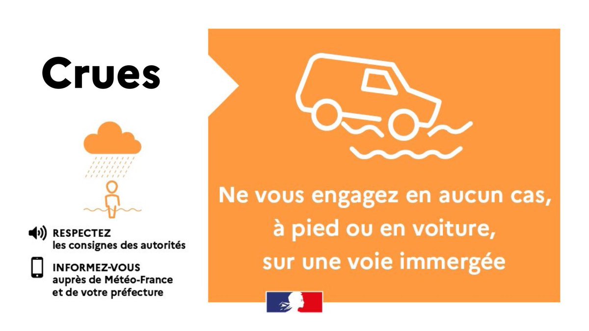 ⚠️🟠 #VigilanceOrange #Crues pour le département du #Nord au niveau de la #Lys plaine. 

Faites preuve de la plus grande prudence.