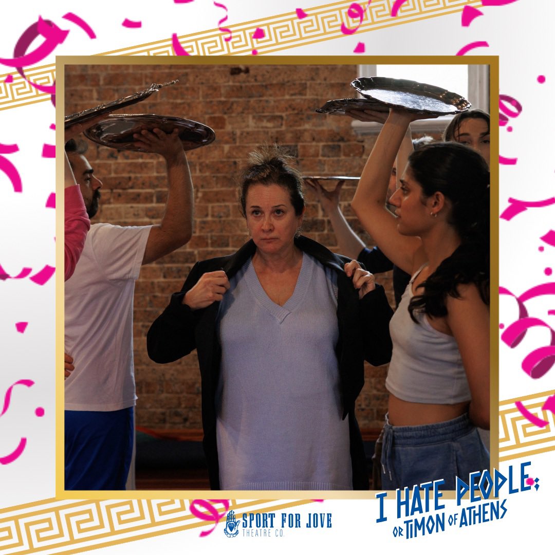 SportforJove's tweet photo. And just like that, rehearsals are done! The cast is ready for bump-in. See you at the Everglades!

🧿

I HATE PEOPLE; OR TIMON OF ATHENS

Everglades Gardens, Leura | Jan 6 - 21

Adapt. by Damien Ryan &amp; Margaret Thanos
Dir. by Margaret Thanos

🎟️ https://t.co/xQeaIwPsSd https://t.co/ndzttXS6ZI