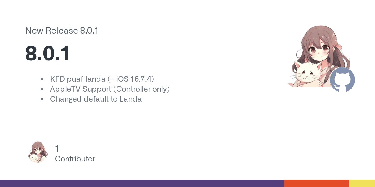 Xookzappstore's tweet image. Misaka v8.0.1 Released!

Get more information - xookz.com/misaka/

#misaka #iOS162 #nojailbreak