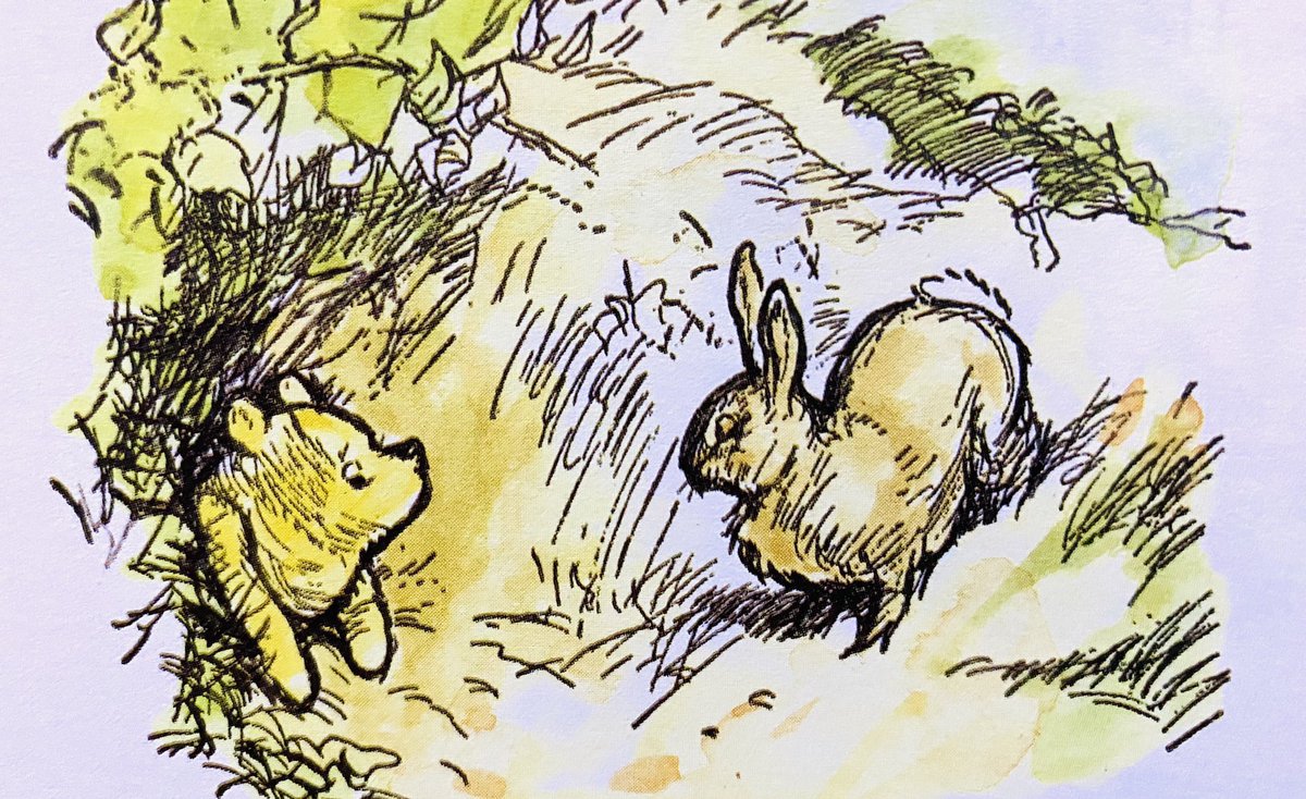 “It all comes,” said Rabbit sternly, “of eating too much. I thought at the time,” said Rabbit, “only I didn’t like to say anything,” said Rabbit, “that one of us was eating too much,” said Rabbit, “and I knew it wasn’t ME,” he said. ~A.A.Milne #ChristmasFood