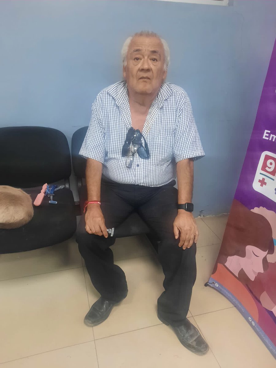 ‼️ Servicio social ‼️

Se trata de localizar a los familiares del señor Jose luis Otañez  Andrade  de 70 años, se encuentra en las instalaciones de la comandancia Cortijo.
