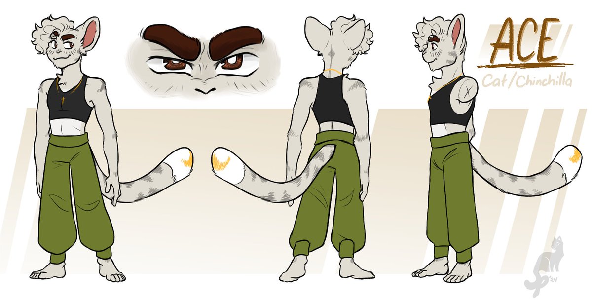 NEW YEAR NEW REF!!! Hope everyone had a good 2023! Thought I'd start the new year off with a little ref of my sona!