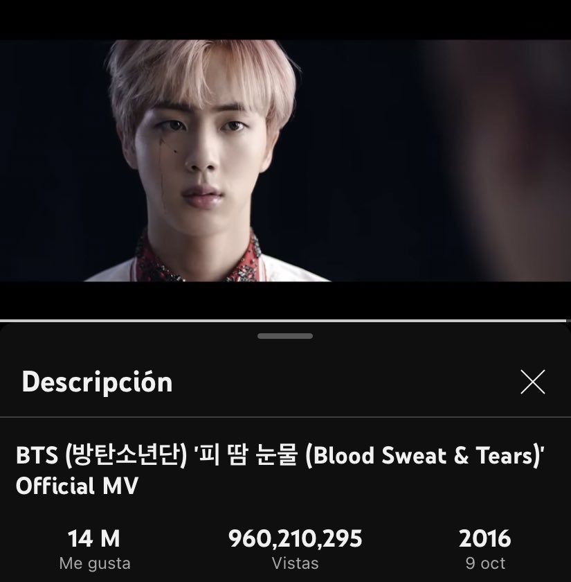btstatsreminder's tweet image. Before going to bed today or if you have some free time dont forget to stream blood sweat and tears (960,210,295) on youtube, lets make it  to 1B this year 

Post your streaming proof using #BSTto1BonYTB 

youtu.be/hmE9f-TEutc?si…