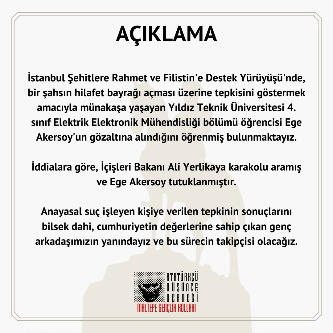 #EgeAkersoyYalnizDegildir
