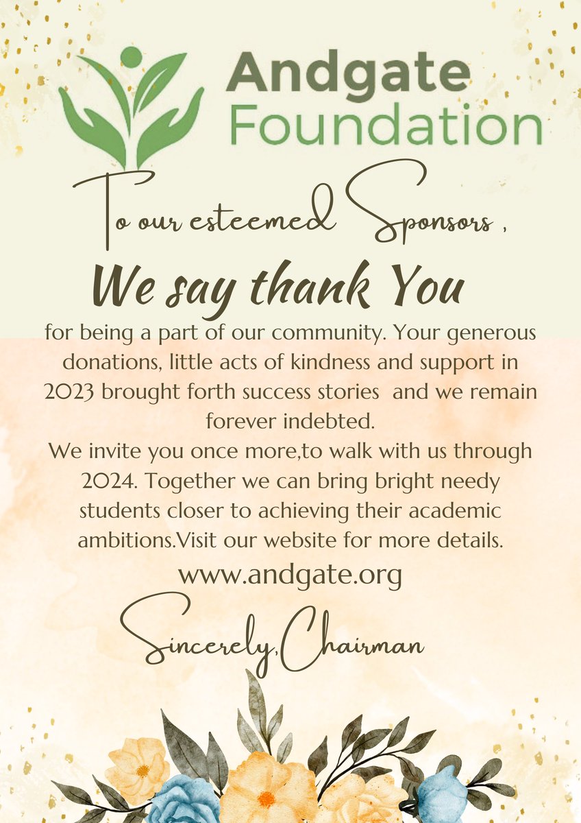 AndgateF's tweet photo. Our heartfelt gratitude to everyone who has been part of our journey. We appreciate every partnership! https://t.co/c4QNrTk9Ah