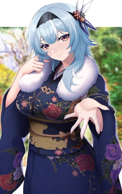 あけましておめでとうございます!!#原神 #Eula 