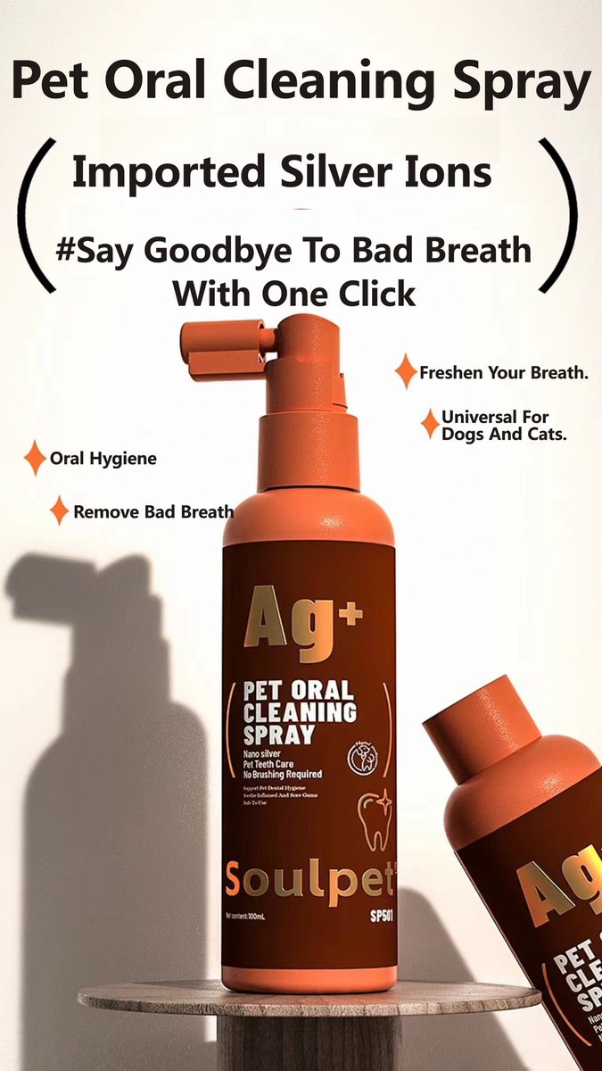 【Pet Oral Cleaning Spray】❗❗
 I am not stable at home and love to clean my mouth.
🌀Brush your teeth with simple operation. 
🌀Imported nano-silver formula is safer and gentler. 
🌀Care milk improves oral problems.
#instagood #photooftheday #fashion #beautifu #happy #cute