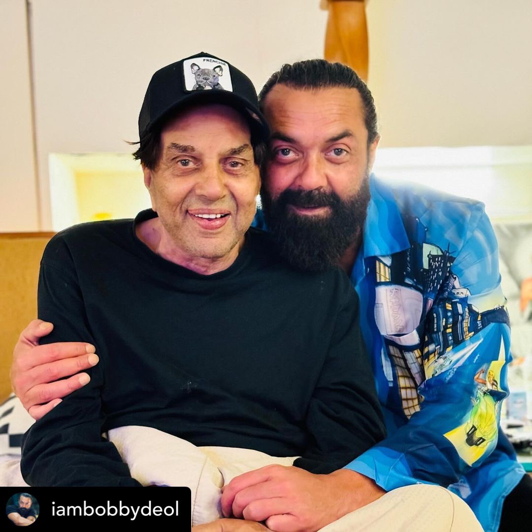 This father-son duo is unmatchable!💗
#BobbyDeol expressed his love for his superhero #DharmendraDeol

#IIFA #Bollywood @thedeol