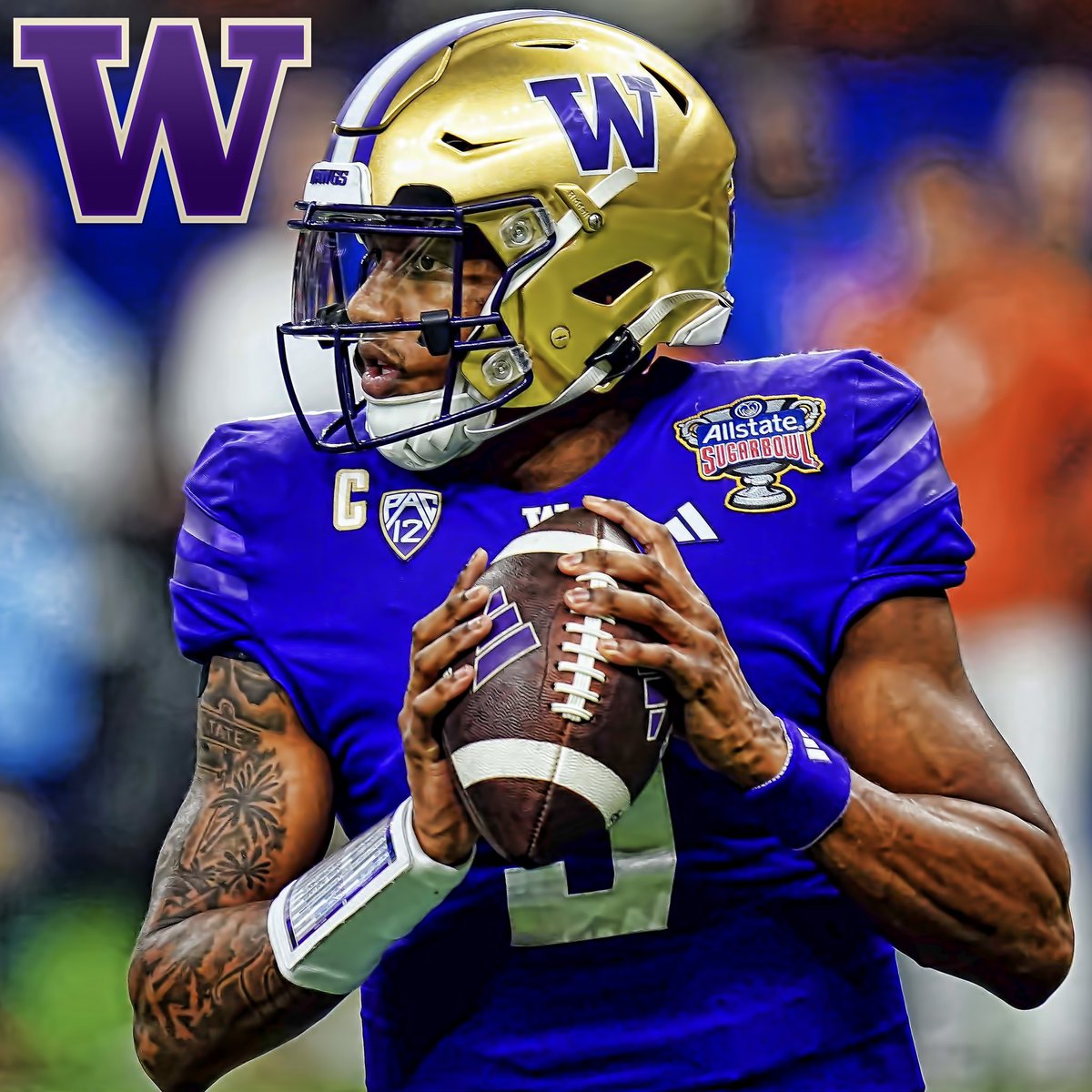 Washington QB Michael Penix Jr. vs Texas tonight: 🐺29/38 Passing 🐺430 Yards (3rd most in Sugar Bowl History) 🐺2 TDs 🐺Win to Advance to CFP National Championship #PurpleReign on3.com/db/michael-pen…