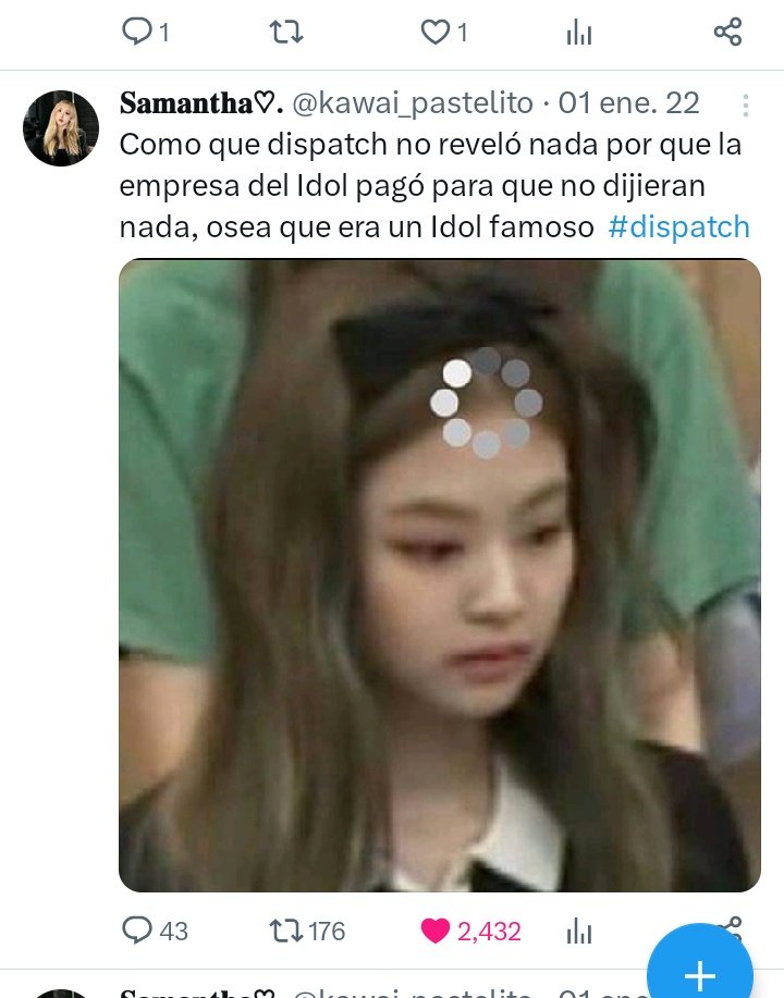 kawai_pastelito's tweet photo. Cómo olvidar cuando hace dos años me cancelaron por crear una teoría mientras esperábamos que saliera la pareja de ese año 😞 #Dispatch #dispatchcouple #KPOP #Blackpink https://t.co/9aBV2Jn2tY