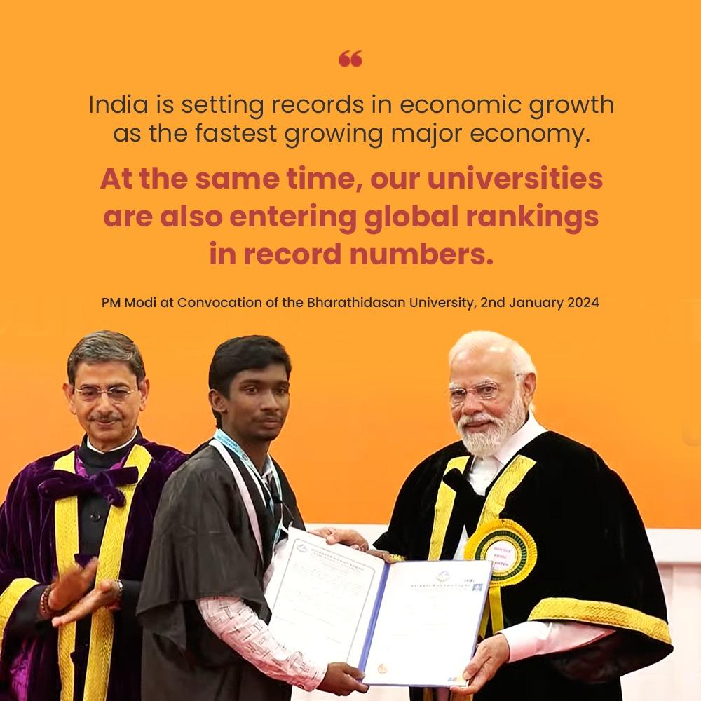 Universities play a crucial role in giving direction to any nation: PM @narendramodi