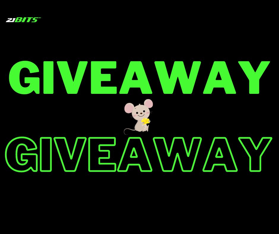 21bitsofficial's tweet photo. $1,000 worth of $rats (305,000 $rats) #giveaway to 10 lucky users who:

1⃣ Follow + RT
2⃣ Join https://t.co/KYvZbQ1F2O
3⃣ Comment your wallet address👇

End in 48 hours⏳ 
#ordi #Ordinals #brc20 #Solana #airdrop https://t.co/xq8xwNgnoF