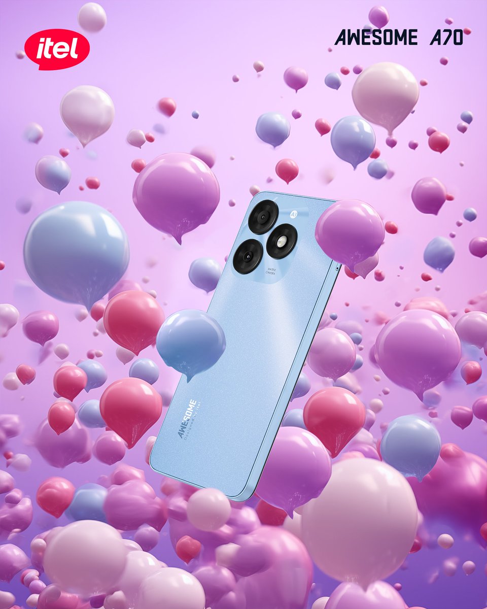 iteluganda's tweet image. The future of smartphone design is here. Be part of the revolution. 

#itelA70
#AlwaysAwesome