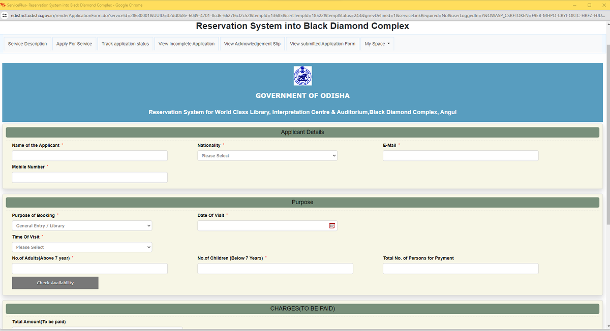 NiraMohapatra's tweet image. Great step by @angul_dm 
the online booking link available on the home page of Angul District website angul.nic.in 
You may click on the following link direct (short url) tinyurl.com/BlackDiamondAn… for online booking  followed &amp;gt;&amp;gt;register/log in through #ServicePlus portal