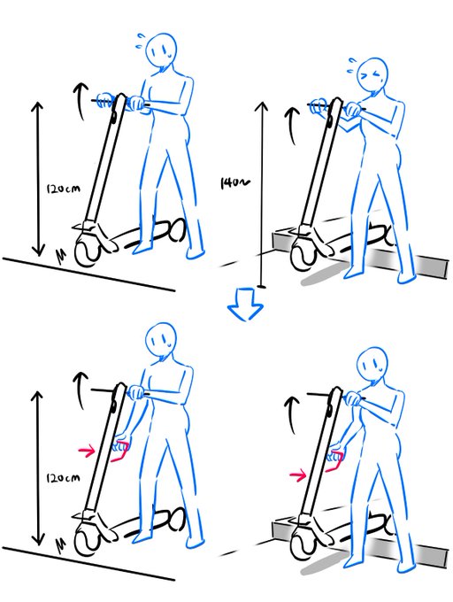 ストリーモを1ヶ月使用しました
サスペンションがないため、振動がほぼ手のひらに伝わります。左手のひらが2週間痛いです。
振動が強すぎるため、長距離移動には適していないと思います

ハンドルの高さが120cmのため、持ち上げる必要があるときに不便です… 