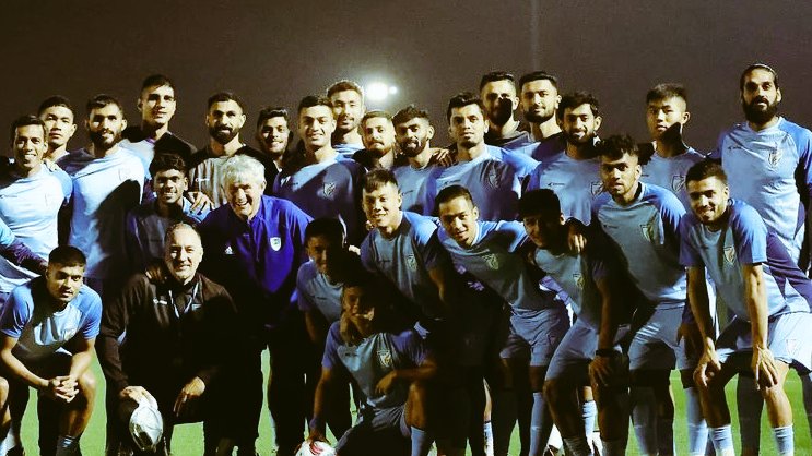 TheISLtamil's tweet photo. A story only they can write for themselves. 🇮🇳💙
#AFCAsianCup2023 #Qatar #IndianFootball #BlueTigers https://t.co/cRgSQVEaiY