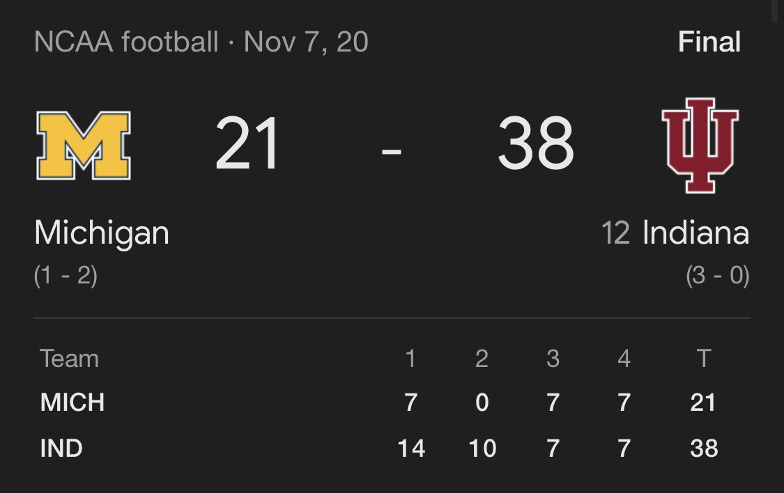 Michael Penix Jr. beat Michigan more recently than Ohio State has