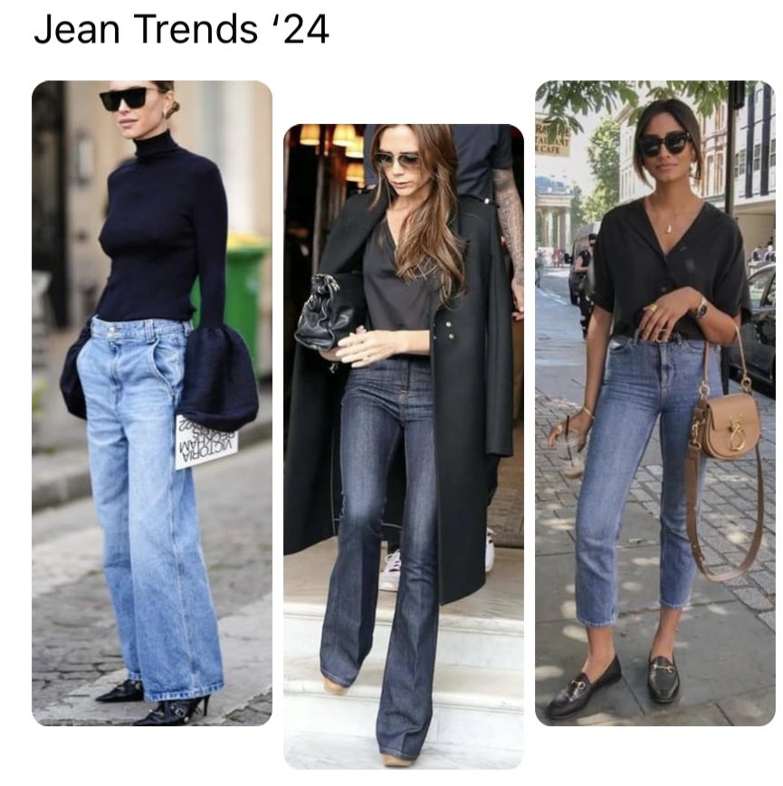 ChicoryLife's tweet image. TOP jeans trends for 2024 ! 
Here is thread to discover them all !

Mantra is keep your look loose n relaxed to look dated 👖 
#Womenswear 
#Fashion 
#Denimfashion 
1/5