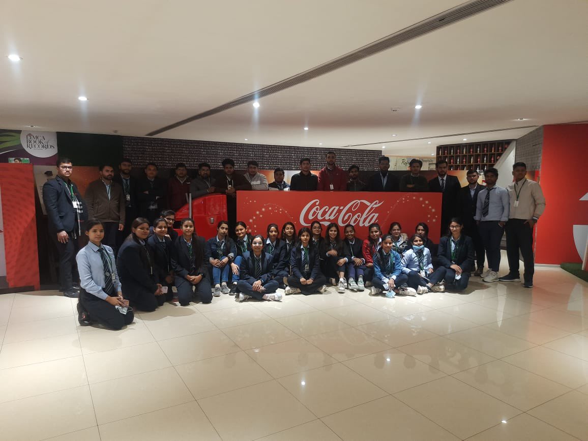 dewangrp's tweet photo. DVSGI - BBA students embarked on an insightful journey at Coca-Cola! Exploring the intricacies of the world's leading beverage giant, they gained invaluable business insights. Join DVSGI for an enriching learning experience! #DVSGI #CRC #BBAStudents #CocaCola #IndustrialVisit https://t.co/P198bv2wmK