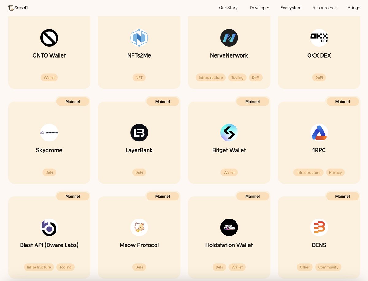 Bens_ink's tweet photo. Exciting News! 
BENS has officially joined the Scroll ecosystem. 
🌐https://t.co/qLypGZW1yA

We're thrilled to be a part of this dynamic blockchain community, and we can't wait to bring innovative inscription solutions to Scroll users. Stay tuned for more updates and the bright future ahead! 
#bens #Scroll #Inscription
