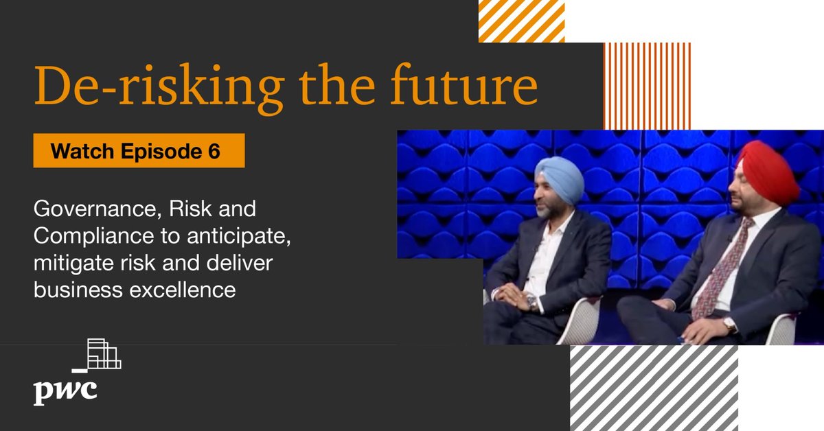 Watch Harpreet Singh, Partner – Risk Consulting, PwC India, in conversation with Anil Riat, Group Head – Internal Audit, Bharti Enterprises, and Sourav Majumdar, Editor, Business Today, on the critical aspects of GRC.
bit.ly/489lf9m