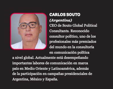 SoutoComm's tweet photo. Elegido @CarlosSouto por la revista @WCompol entre las 100 personalidades de la industria política que más destacaron durante 2023.
#WashingtonCOMPOL
#100compol2023 https://t.co/2Avn3Qaw8q