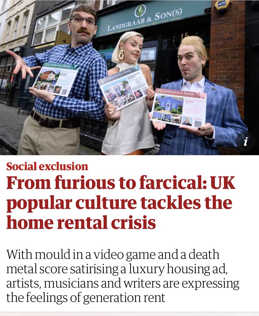 Front & Follow / MORE REALISTIC GOALS (@frontandfollow) on Twitter photo We’re in <a href="/guardian/">The Guardian</a> today talking housing, RENTAL YIELDS and YOU CAN NEVER LEAVE
We feel passionately about an equitable society where everyone benefits - we use the levers we can x
Thanks to all the artists, and please support <a href="/SpinMcr/">Supporting People In Need</a> & <a href="/Coffee4Craig/">Coffee4Craig</a>
theguardian.com/society/2024/j… We’re in <a href="/guardian/">The Guardian</a> today talking housing, RENTAL YIELDS and YOU CAN NEVER LEAVE
We feel passionately about an equitable society where everyone benefits - we use the levers we can x
Thanks to all the artists, and please support <a href="/SpinMcr/">Supporting People In Need</a> & <a href="/Coffee4Craig/">Coffee4Craig</a>
theguardian.com/society/2024/j…