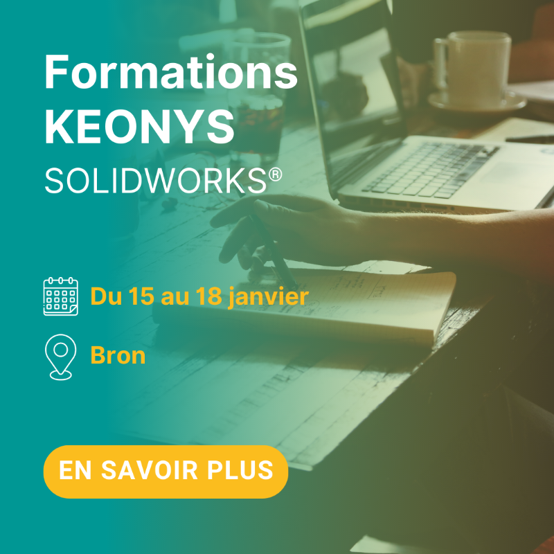 KeonysPLM's tweet photo. 🚀 Formation SolidWorks® !
📚 Découvrez la modélisation 3D grâce à notre formation Fonctions de Base de SolidWorks.
📅 15-18 janvier 2024
📍 Bron
🔗 : https://t.co/hoAwseCnW7
#solidworks #formation3D #CAO #ingénierie