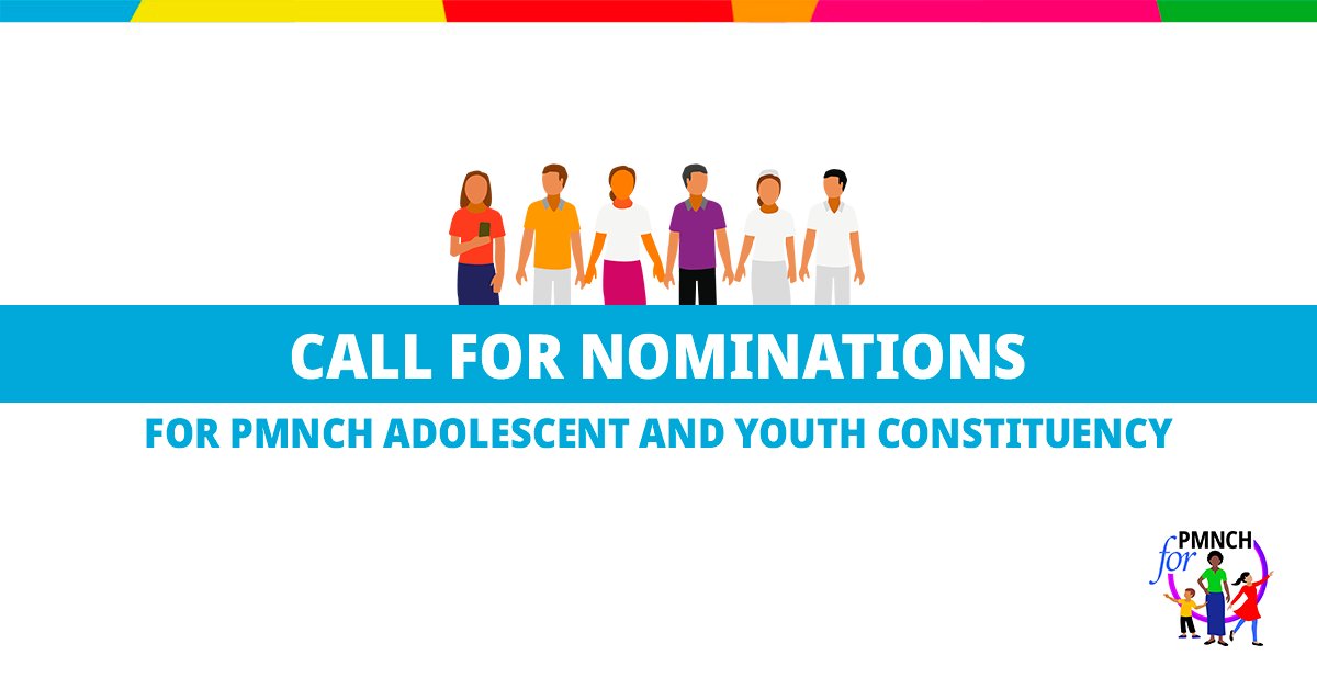 📣 LAST DAY! Call for Nominations! 🌟 PMNCH is seeking vibrant individuals under 30 for key roles in the Adolescent and Youth Constituency: Review the Terms of Reference and submit your nominations! 👇 pmnch.who.int/news-and-event…