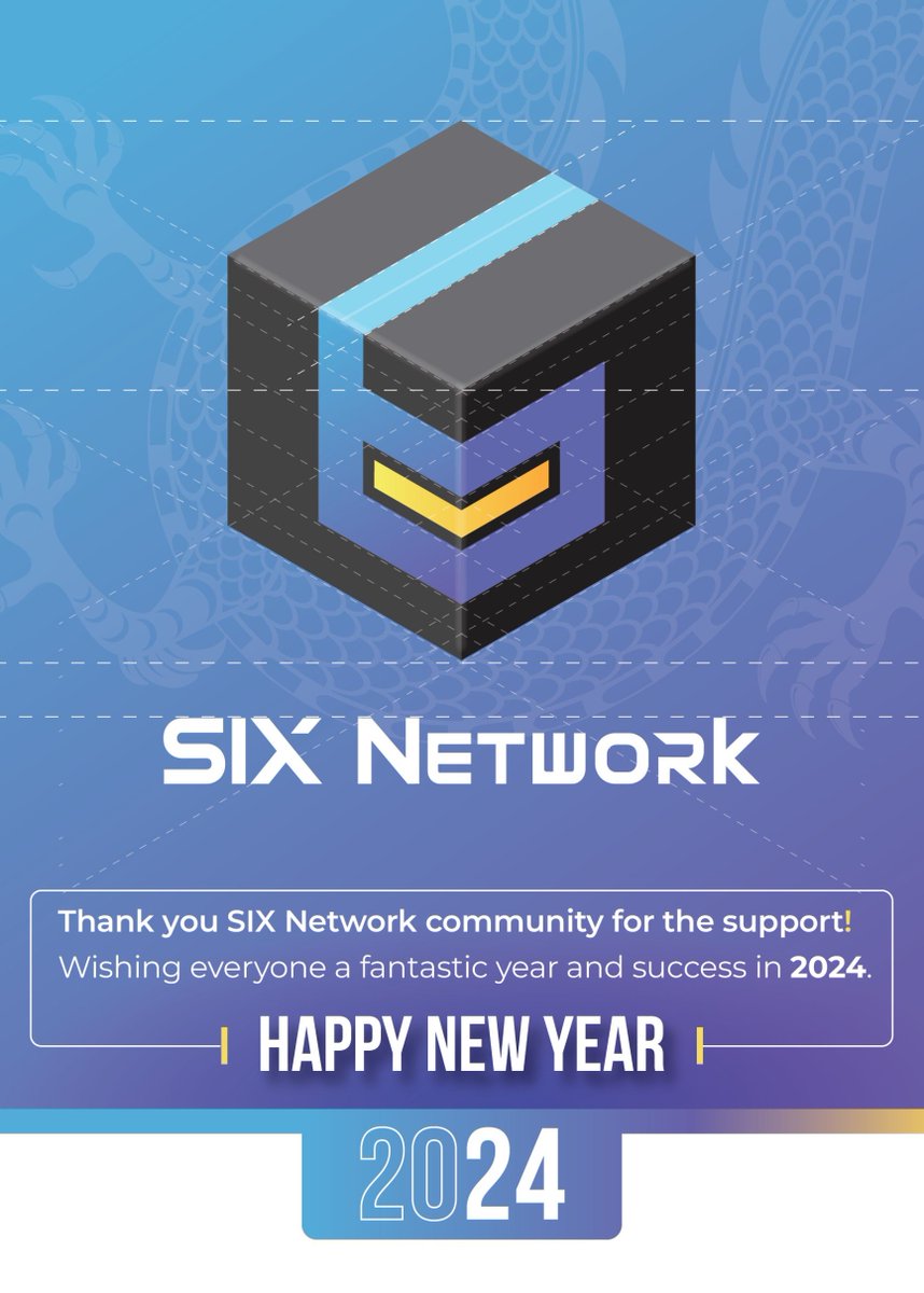🩵 Cheers to 2024, SIX Network Fam!
.
Thanks for rocking with us in 2023 – it wouldn't have been this epic without you, and we're prepped to blast off to even bigger things in the new year.
.
Get ready for mind-blowing projects, game-changing partnerships, and solutions that'll