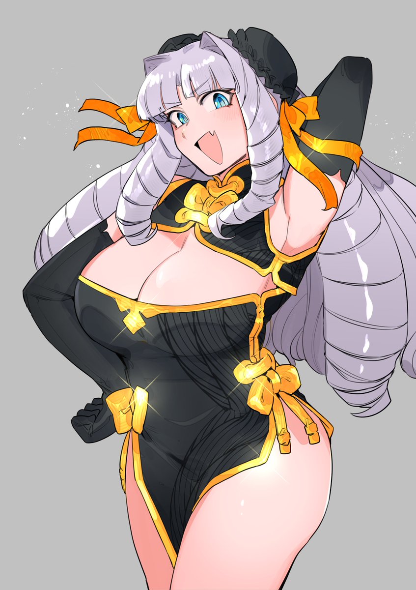 「せっかくなので去年描いた樹大枝大お嬢様もどうぞ #ジャイアントお嬢様」|肉村Q🧠６巻が４月１２日‼️のイラスト