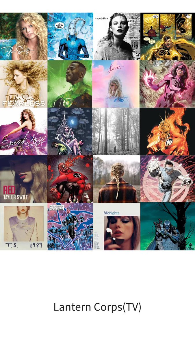 DCcomicsathon's tweet photo. The theme of February's edition wll be Lantern Corps(Taylor'sVersion) https://t.co/SqhEVd2Wrv