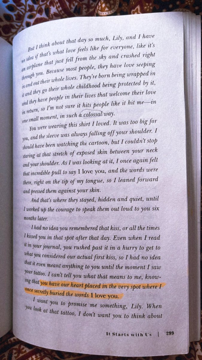 Just finished reading It Start With Us by Colleen Hoover, now I’m in a hunt to find a man like “ATLAS CORRIGAN”.
PERIOD!!!!