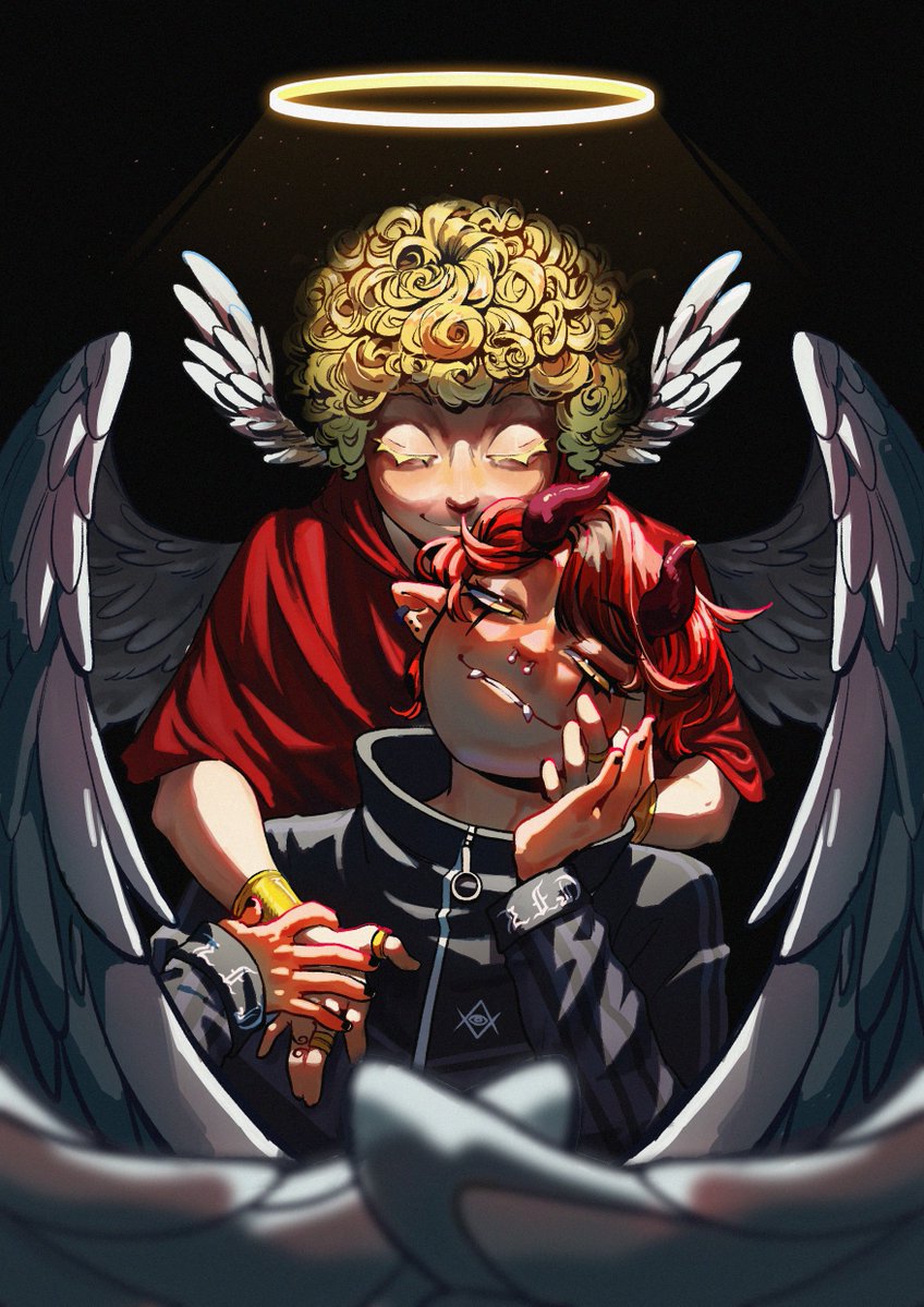 Enjjuuu's tweet image. primeiro desenho do ano!! e tinha q ser os #Goodomensduo pq eles não saem da minha cabeça
#purgatory2 #QSMPPurgatory2 #scottonautafanart #febatistafanart  @scottonauta @Febatista
