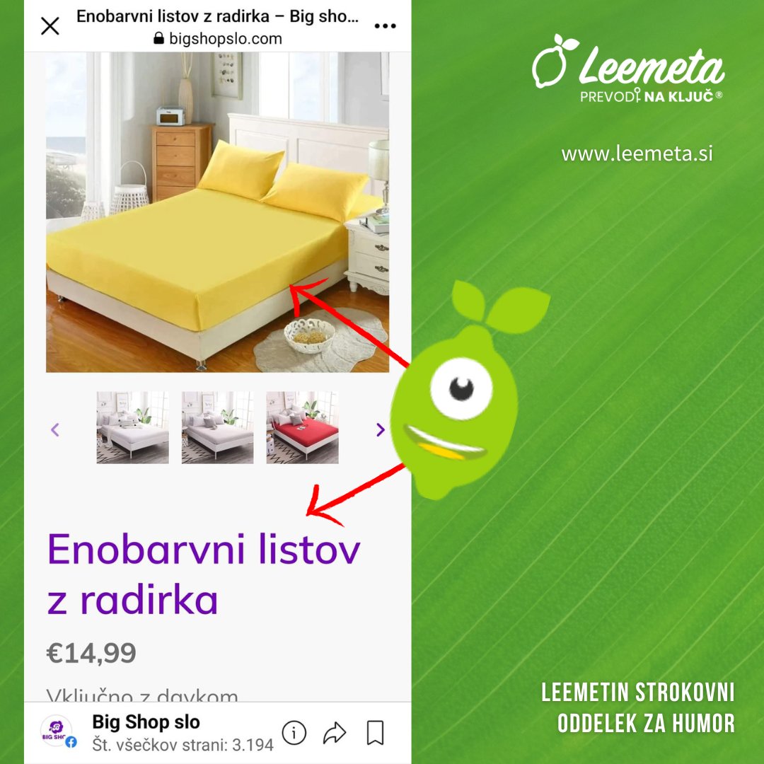 leemetaslo's tweet photo. Znanstvena fantastika prevajalstva. 😠
Namig: prevod v angleščino vam razjasni, kaj sploh prodajajo.
#prevajalske #humor #strojni #prevodi https://t.co/F7iTABrzBU