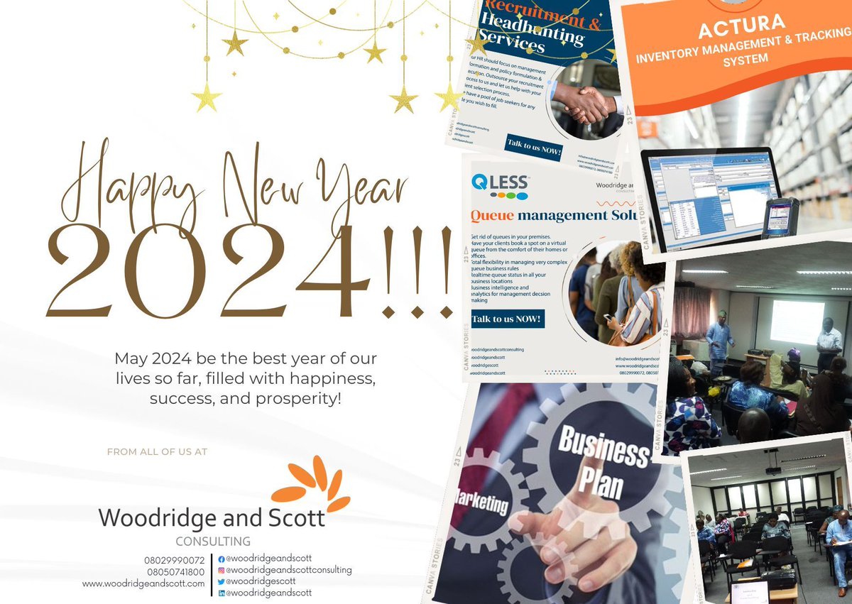 Happy new year 2024 to you! 

We will be here with you through the journeys of this new year and are ready to provide the services you need to achieve your goals.

#BusinessLeadership #BusinessGoals #BusinessObjectives #CorporateGoals