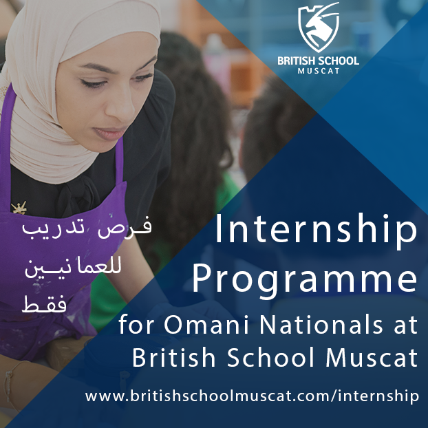 Join our free, 4 week, Teaching Assistant Internship Programme for Omani Nationals starting in April.

Please see the link below for more information:
britishschoolmuscat.com/careers/intern…

#everyonecan #wearebsm