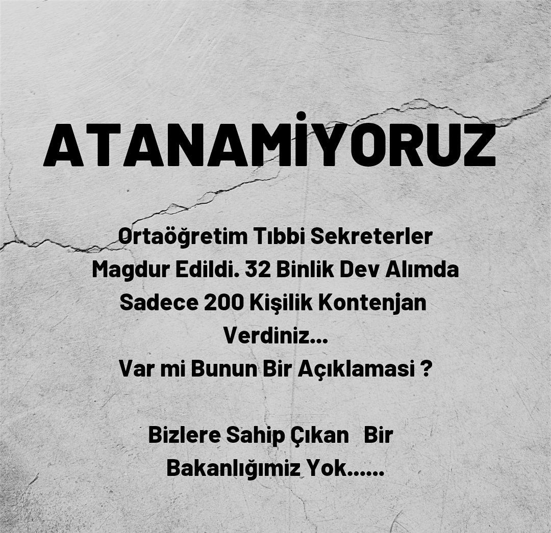 Sevki0880's tweet photo. LİSE TIBBİ SEKRETER ATANMAK İSTİYOR 
@RTErdogan
@drfahrettinkoca 
@aefakibaba
@kursatkirbiyik
@drummugulsen
@dr_ishaksan
@HuseyinOzhan_
@yasinbarutcu02
@drtolgatolunay
@drmehmetkoca
@dravsaraslan 
@irgat_mustafa
#LiseTıbbiSekUmutOlun https://t.co/t5AdEGRGWr