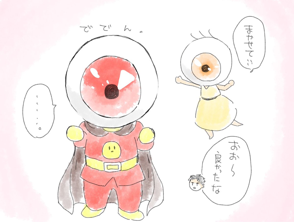 友だちの子がアン○パンマンに勝てなかったと報告もらったので落書き 