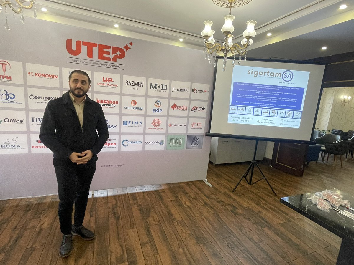 UTEP, farklı sektörlerden iş profesyonelleriyle tanışarak iş fırsatları yaratmanızı sağlar. 

Adeegsame Grup - Abdırısaq Mohamoud’un katkılarıyla gerçekleşen 326. Ticari Eşleştirme Toplantımız, pek çok alanda faaliyet gösteren firmalara etkileşim kurma imkanı sundu. 

#UTEP