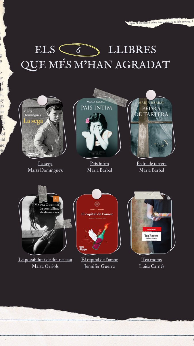 📚 Les meves lectures del 2023! I la selecció dels 6 llibres que més m’han agradat!