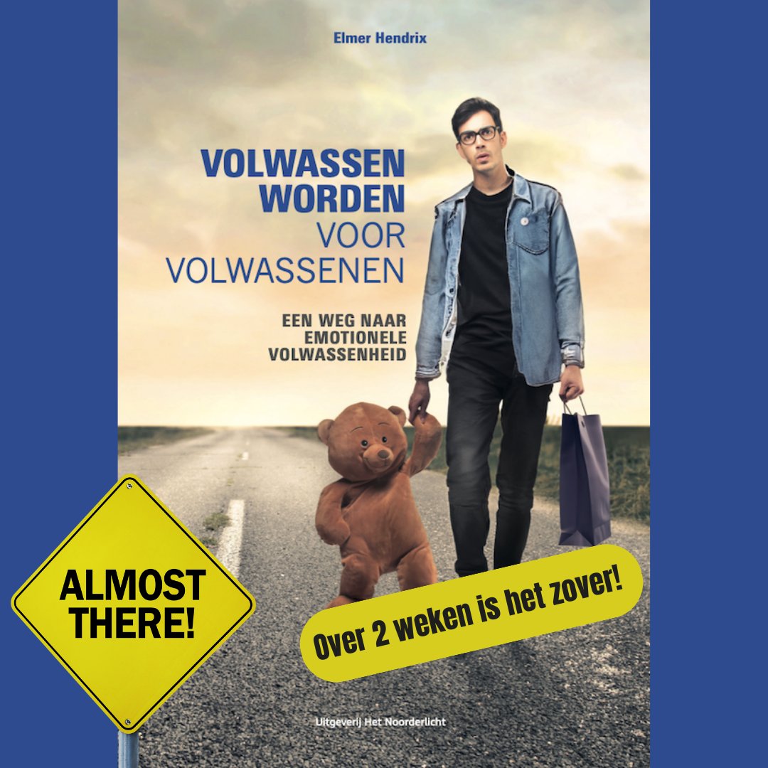 Over 2 weken komt het boek 'Volwassen worden voor volwassenen' uit. Maar je kunt het nu al bestellen in de voorverkoop. Het boek wordt je dan meteen bij uitkomst toegestuurd. 
hetnoorderlicht.com/product/volwas… 📘 
#volwassen #emotioneelvolwassen #elmerhendrix #kindpijn #trauma #bewustzijn