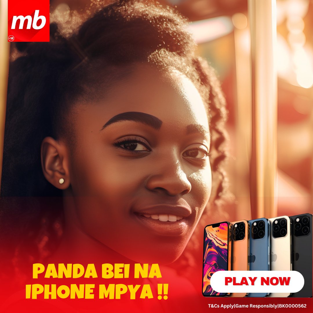 Meridianbetke's tweet photo. 💥 HII MWAKA BEI IPANDE NA iPHONE 13 !! 💥
🤑 Play & Win !!
To all our loyal punters, are you ready to be awarded?
Stand a Chance to win an iPhone 13 among many prizes.
👉 Play Here: https://t.co/tasonD8ahH
T&Cs Apply
#MeridianbetKE #MeridianCasino #winaniphone13 #win #Bigwin #Meridianloyaltyprogram #Aviator