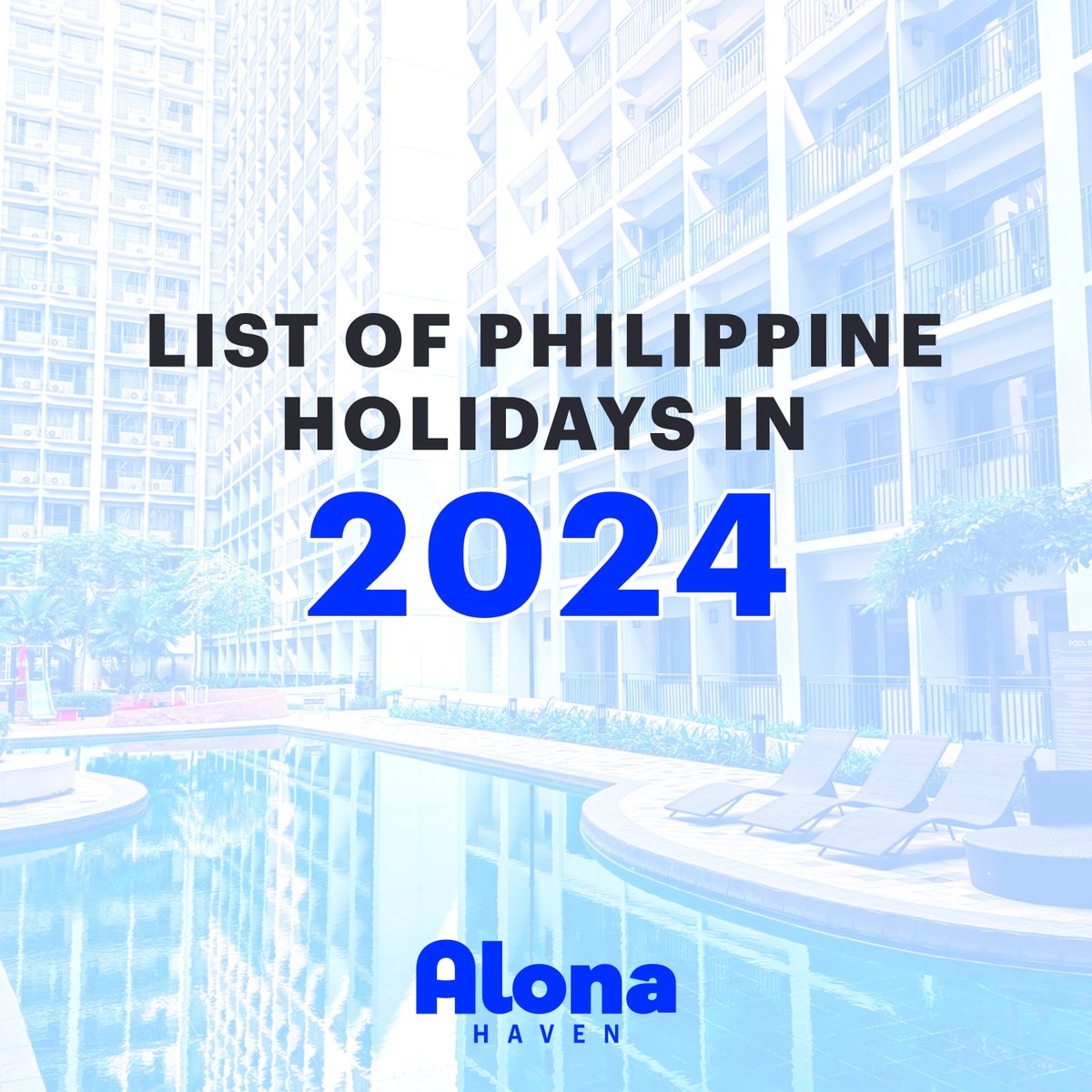 Plan your 2024 getaways early! Here's the list of holidays in the Philippines. 📷📷 #2024Holidays